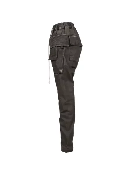 Pantaloni Rick Owens Drkshdw cu cordon maro