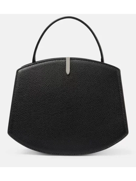 Geanta de piele Savette din piele negru