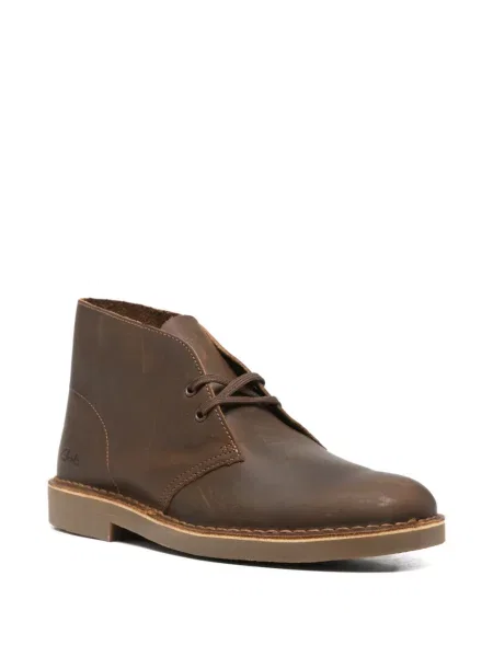 Пустинни ботуши Clarks Originals с връзки с дантела кафяво