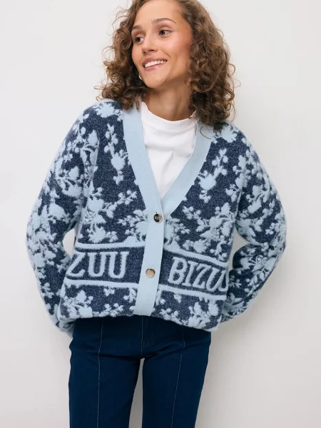 BIZUU cardigan pentru femei LANZAR albastru
