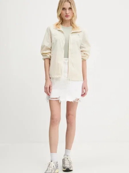 Tommy Jeans kurtka przejściowa beżowy