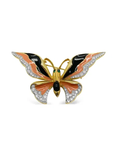 Емайл брошка Jennifer Gibson Jewellery златисто