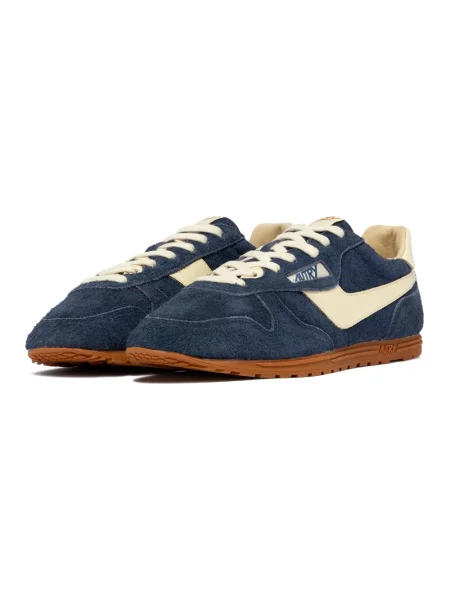 Sneakersy Autry skórzane niebieskie