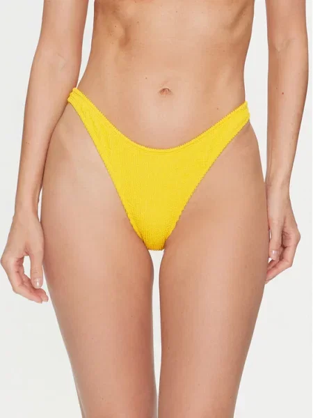 Hunkemöller Dół od bikini Crinkle żółty
