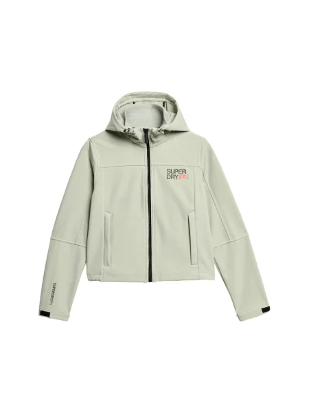 Superdry & Co Geacă funcțională / verde pastel / portocaliu gri