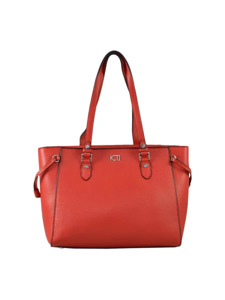 Shopperka Kenzo skórzana czerwona