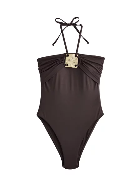 Next Costum de baie întreg ciocolatiu