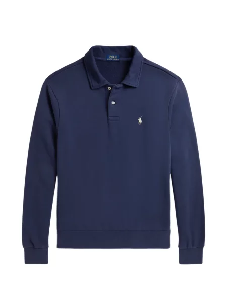 Флийс дълго с яка суитчър Polo Ralph Lauren сиво