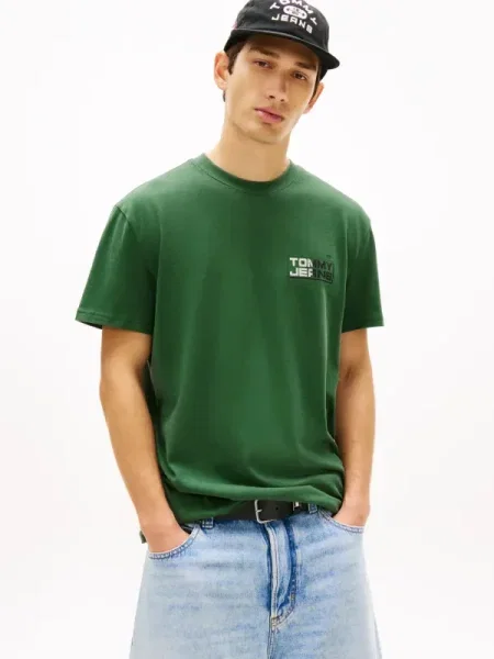 Tommy Jeans Tricou verde