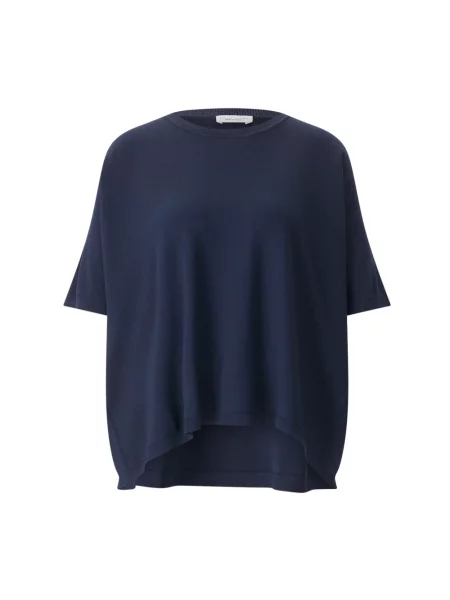 Dzianinowy sweter Roberto Collina niebieski