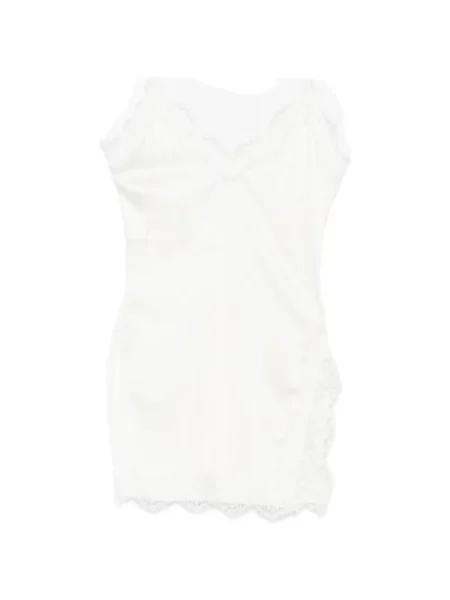 Rochie Oseree din dantelă alb