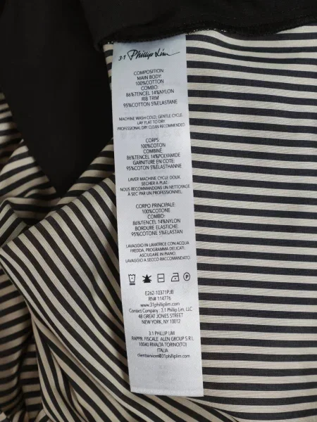 Tricou 3.1 Phillip Lim scurt negru