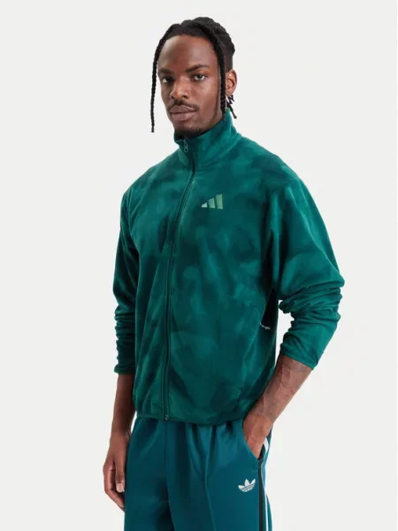 Fleece dzseki Adidas zöld