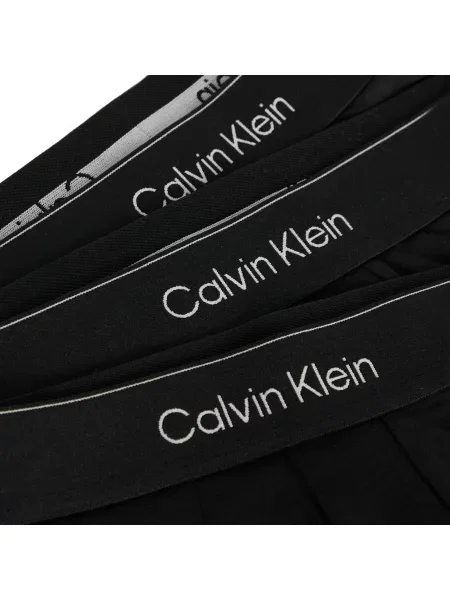 Majtki i obcisłe bokserki z elastycznym pasem z logo w zestaw 3 szt. Calvin Klein Underwear czarne
