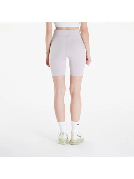 Šortky Nike Sportswear Classic High-Waisted 8" Biker shorts platinum violet/sail růžové