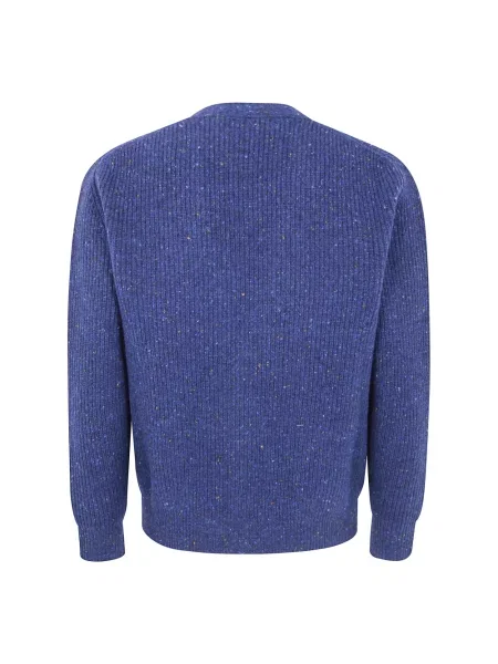 Dzianinowy sweter Lardini niebieski