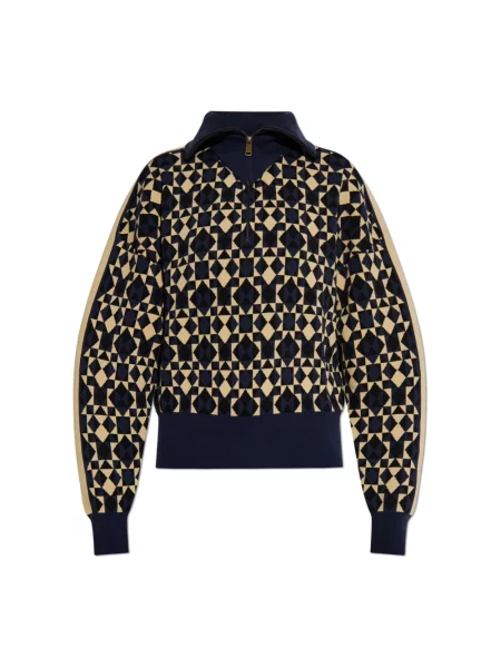 Dzianinowa bluza rozpinana The Upside niebieska