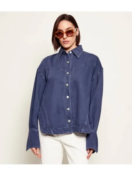 BOSS ORANGE De blugi cămașă C_OVERSHIRT | Oversize fit portocaliu
