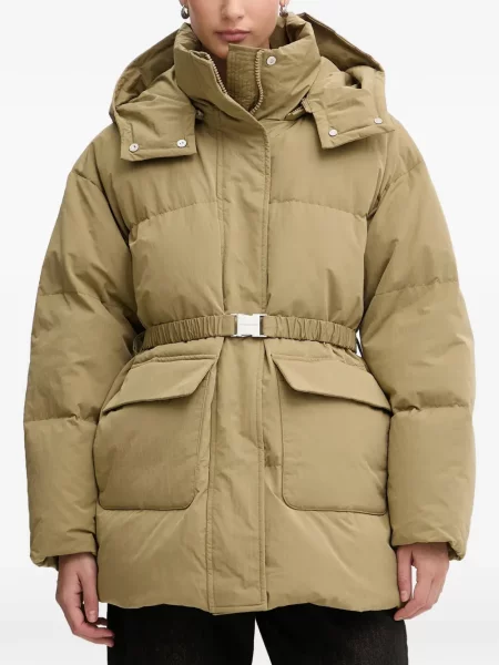 Palton Miss Sixty cu glugă verde