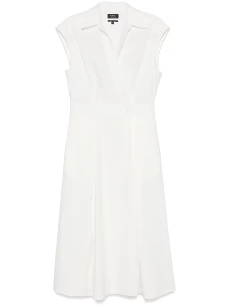 Rochie maxi A.p.c. de costum alb