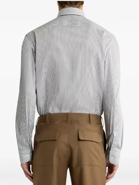 Cămașă Etro cu broderie alb