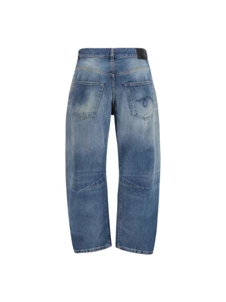 Jeansy boyfriendy R13 niebieskie