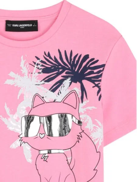 Karl Lagerfeld Kids Marškinėliai S rožinė
