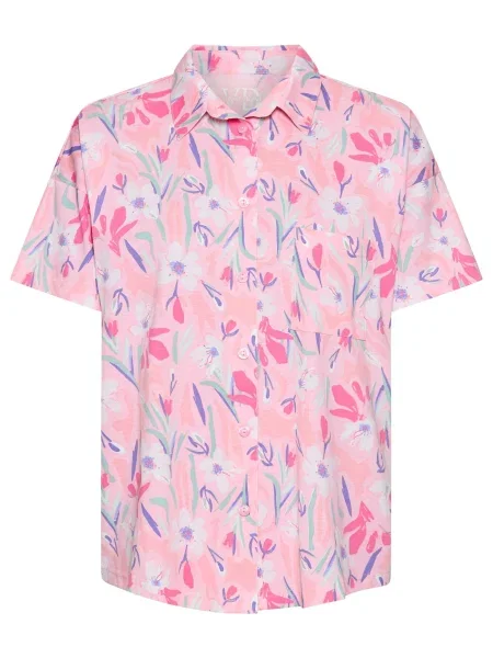 VIVANCE Majica za spanje modra / zelena / roza bela