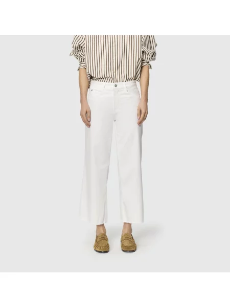 MAC Dżinsy Dream Wide Kobiety jednolity 34 biały