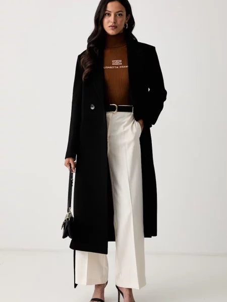 Elisabetta Franchi pulover volnen rjava