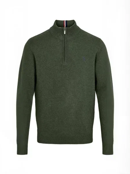 U.S. POLO ASSN. Pulover UMKevin închis verde