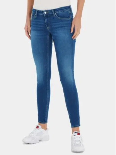 Tommy Jeans Blugi Sophie Skinny Fit albastru