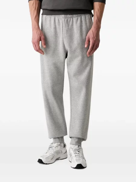 Pantaloni The North Face cu broderie alergare gri