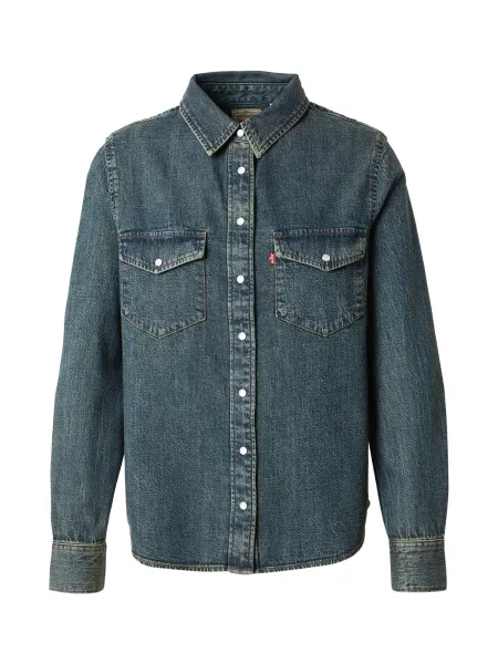 LEVI'S ® Bluză Essential Western Shirt denim albastru