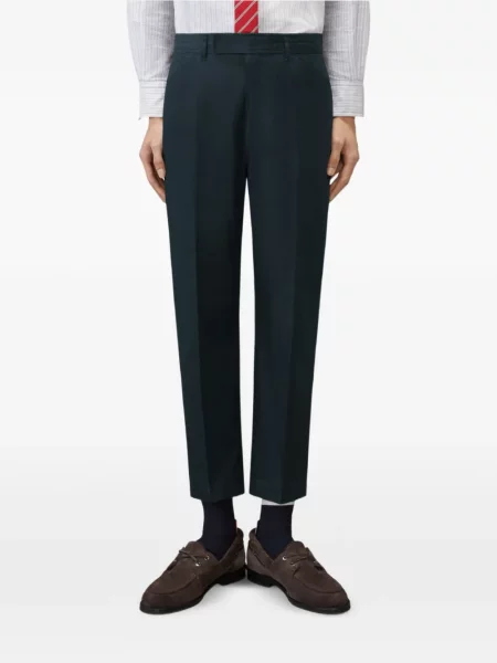 Pantaloni chino Thom Browne conici albastru