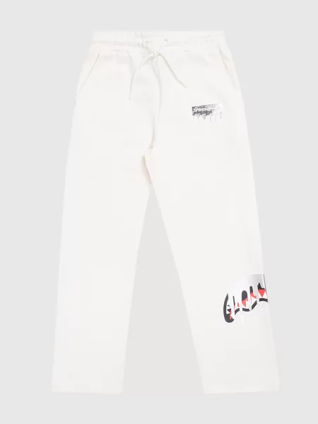Детские спортивные штаны Sprayground бежевые