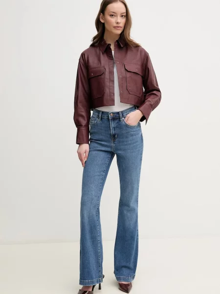 Pepe Jeans Lanena kratka majica MEGAN bela