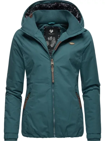 Ragwear Geacă funcțională Dizzie petrol verde