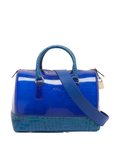 Geantă shopper Furla albastru