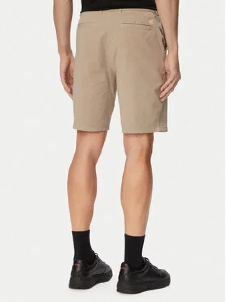 BOSS Medžiaginiai šortai Modern Fit smėlio