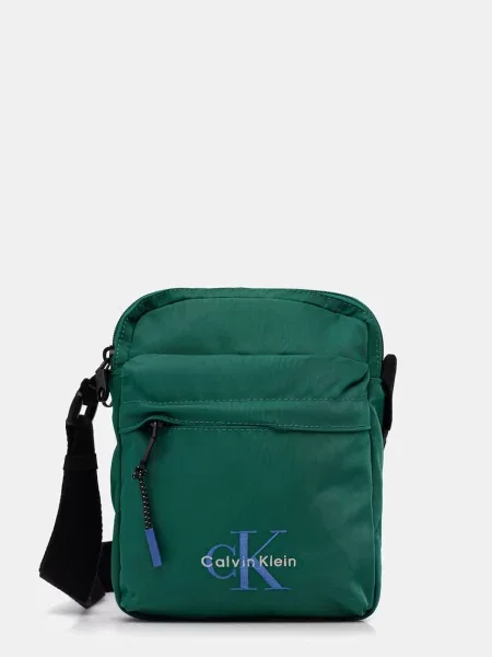 Torbica za okrog pasu Calvin Klein Bold Reporter zelena