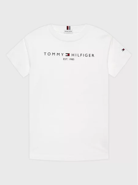 Dětské tričko Tommy Hilfiger bílé