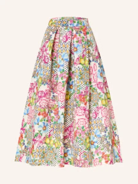 Lunatica Milano Spódnica Żakardowa pink niebieska