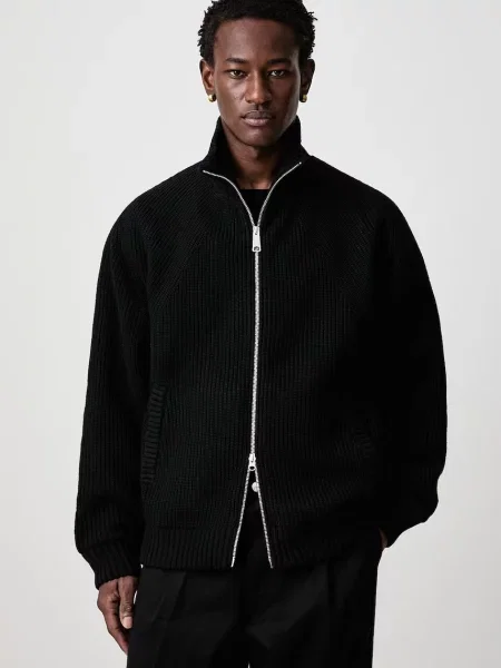 Carhartt WIP Banley Sweater Jacket geacă de tranziție cu amestec de lână pentru bărbați