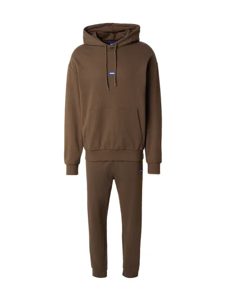 HUGO Trening NalonsoNap albastru / maro alb