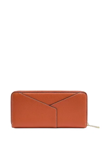 Portofel Lancel din piele portocaliu