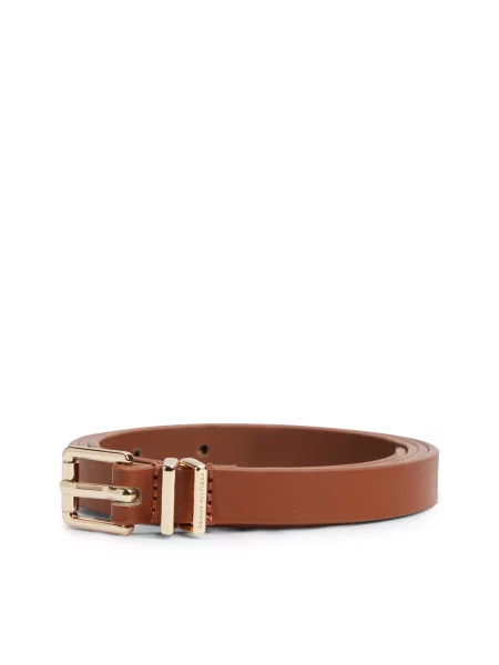 TOMMY HILFIGER Curea coniac / auriu maro