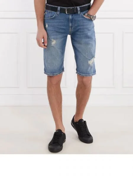 Tommy Jeans De blugi pantaloni scurți RONNIE albastru