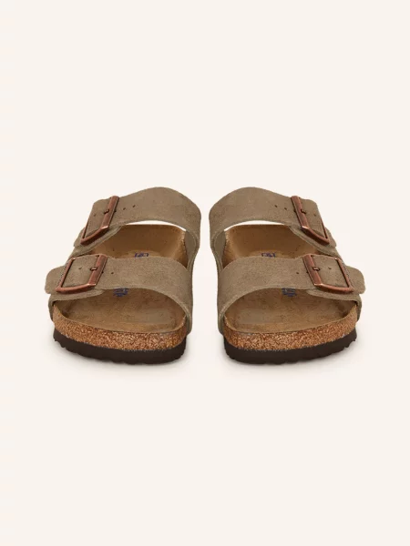 Sneakersy Birkenstock zamszowe beżowe