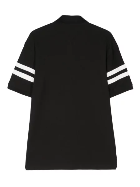 Dryžuota polo marškinėliai Tommy Hilfiger juoda